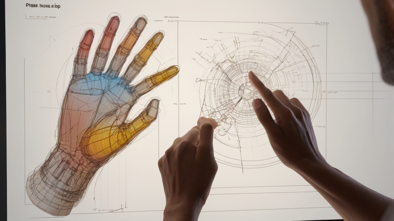 Gesture UI in Visual Apps for Designers, A New Creative Language
