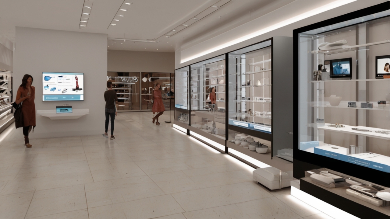 Interactive Retail Displays with Eye‑Tracking