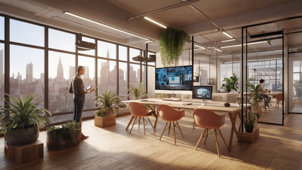 The Future of Work, Exploring Visual Remote Co-Working Spaces with Virtual Windows