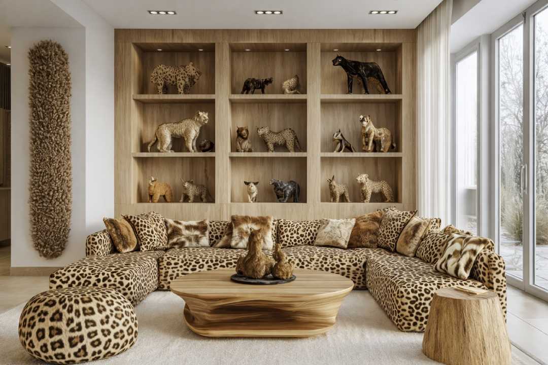 Animal Print Interior Style Animal Motifs Bring Modern Home Design to Life