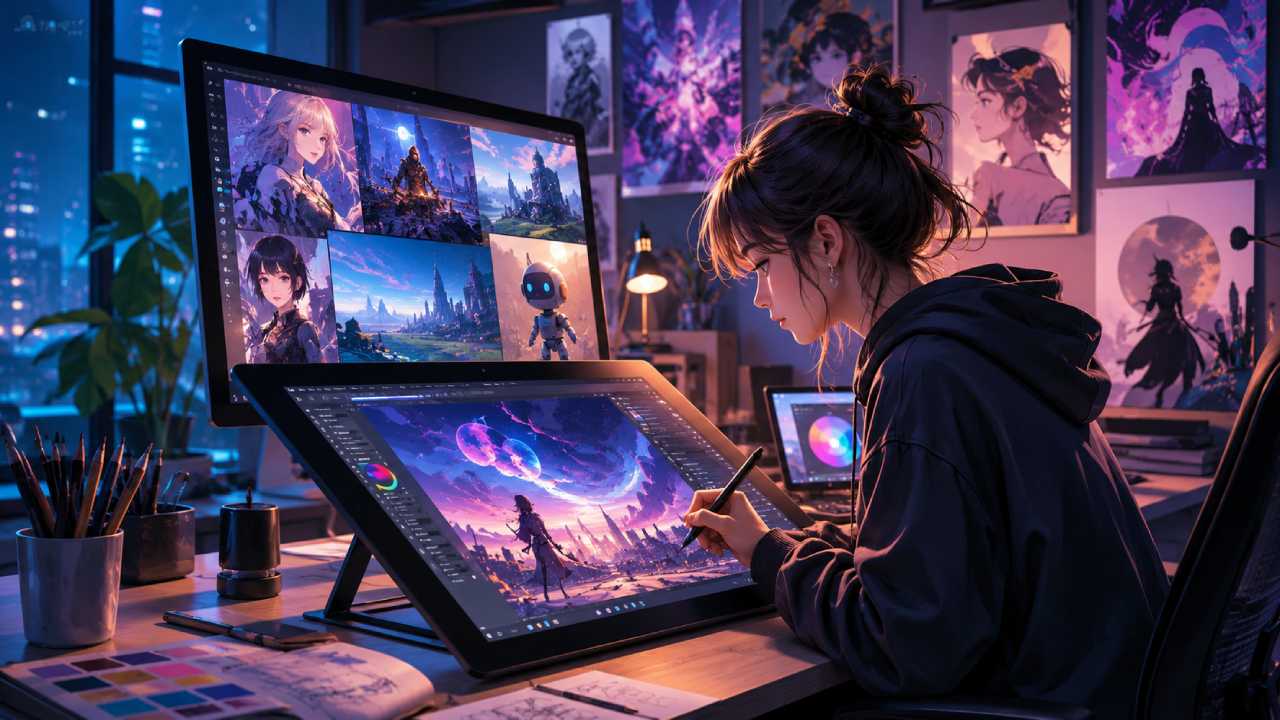 Modern Illustration Design: Definition, Types, and Developments in the AI ​​Era