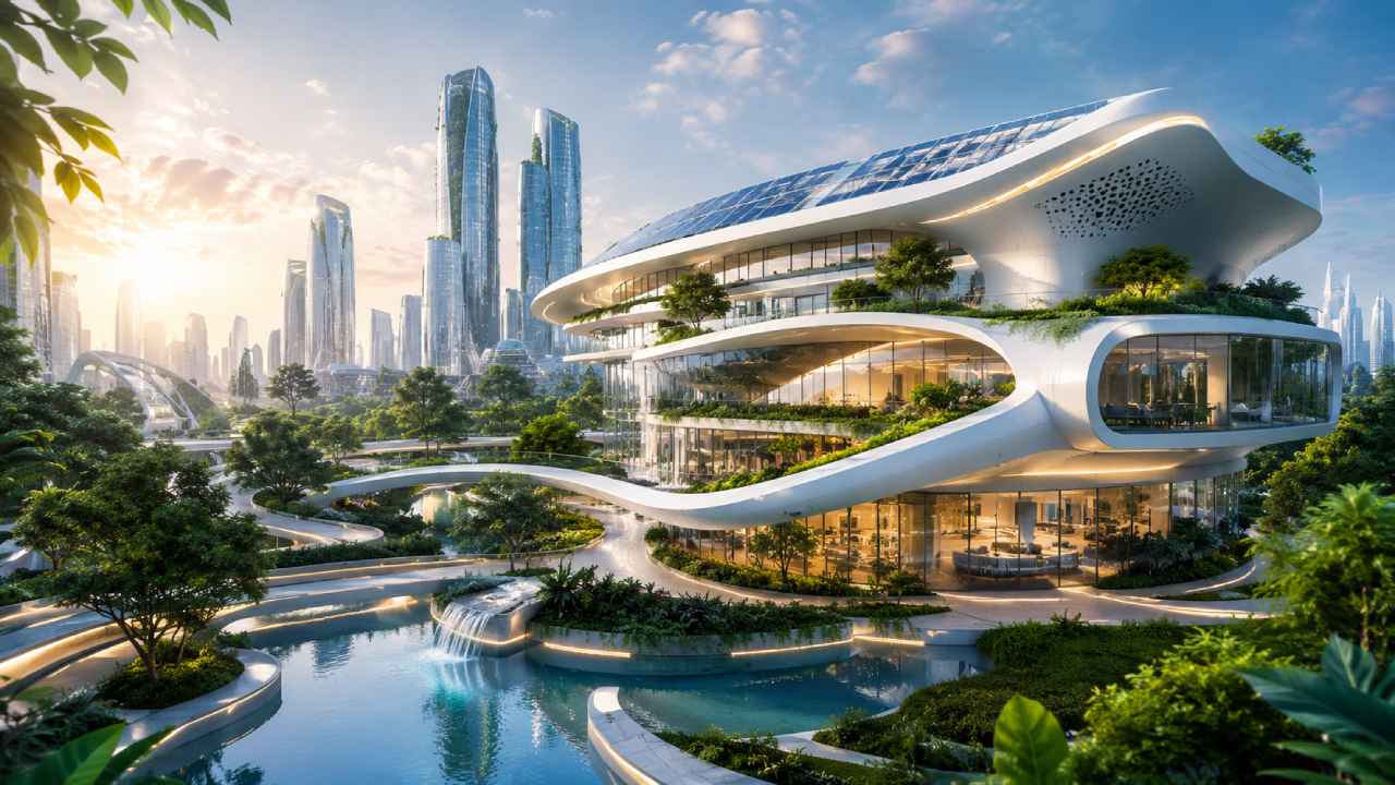 Futuristic Architecture Redefines Modern Living Through Smart Sustainable Design Toda