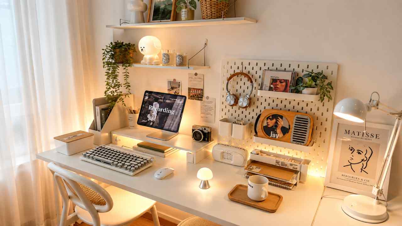Minimal Desk Setup Makes Your Workspace Feel More Spacious and Comfortable