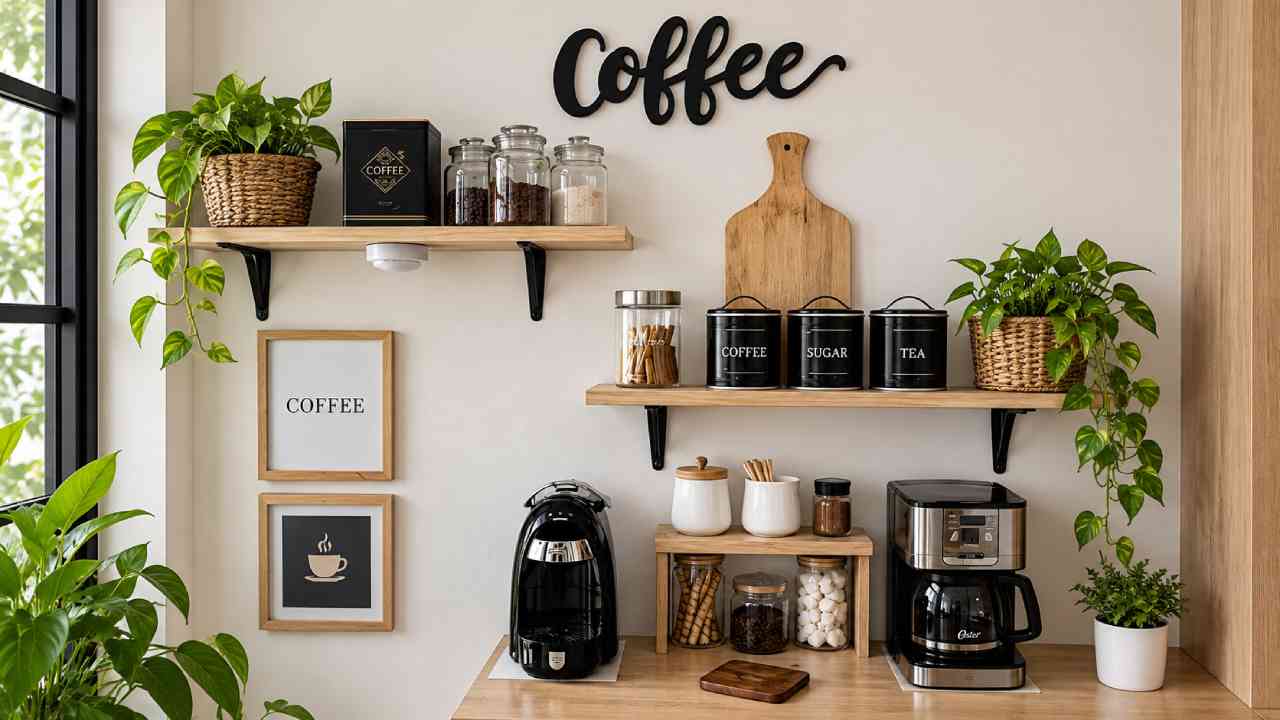 Coffee Corner at Home Turns Small Spaces Into Cozy Cafés