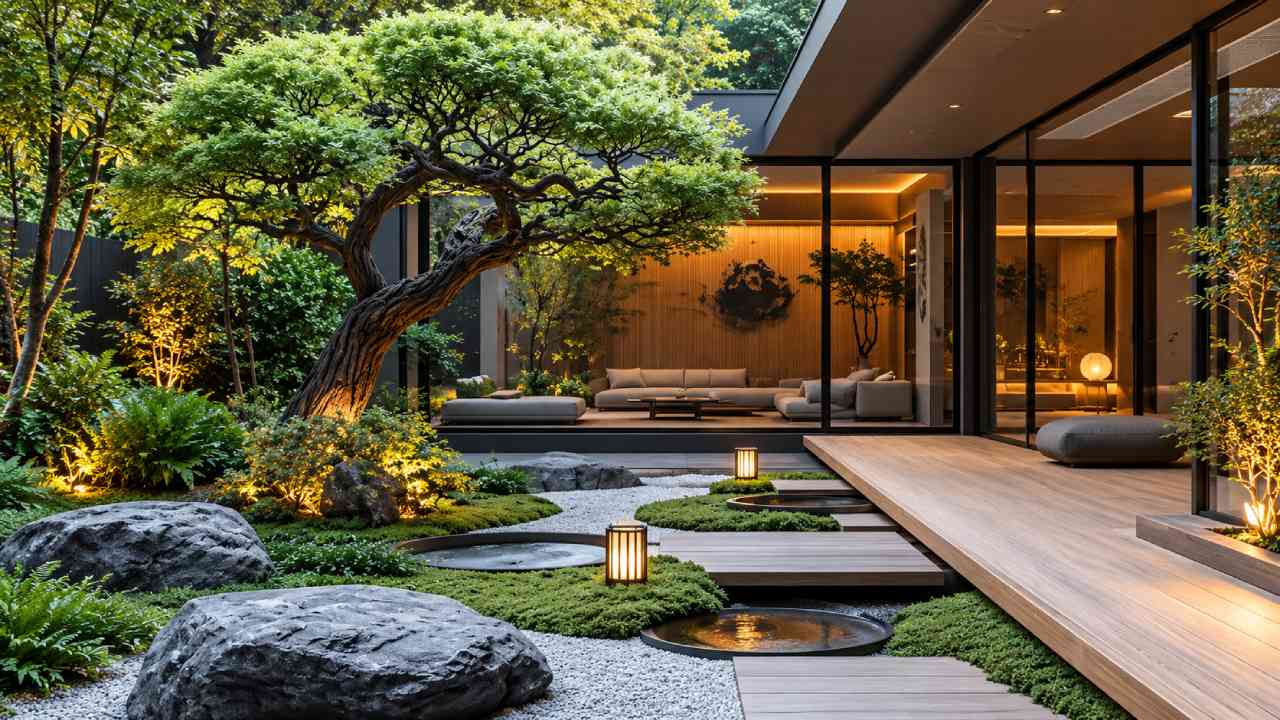 Zen Garden Brings Japanese Simplicity Into Modern Outdoor Spaces