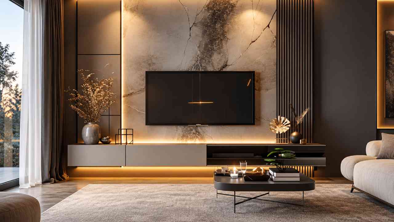 Minimalist TV Room Design Ideas for a Modern and Cozy Home